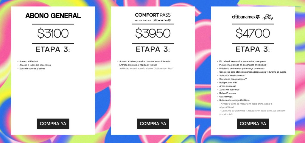 Precios Ceremonia 2023